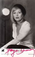 Faye Dunaway (Bonnie and Clyde) - alte, orig. sign. Rüdel-AK