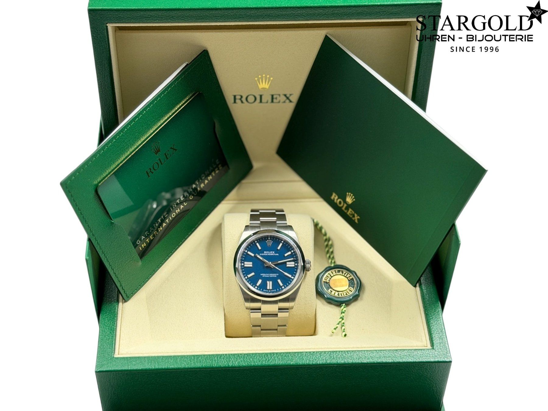 Rolex Orologi: Rolex Oyster Perpetual 41 - 134300 – Nuovo e nell'imballaggio originale da Zürich venduto da Stargold-Uhren 9