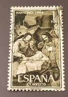 Spanien alte briefmarke