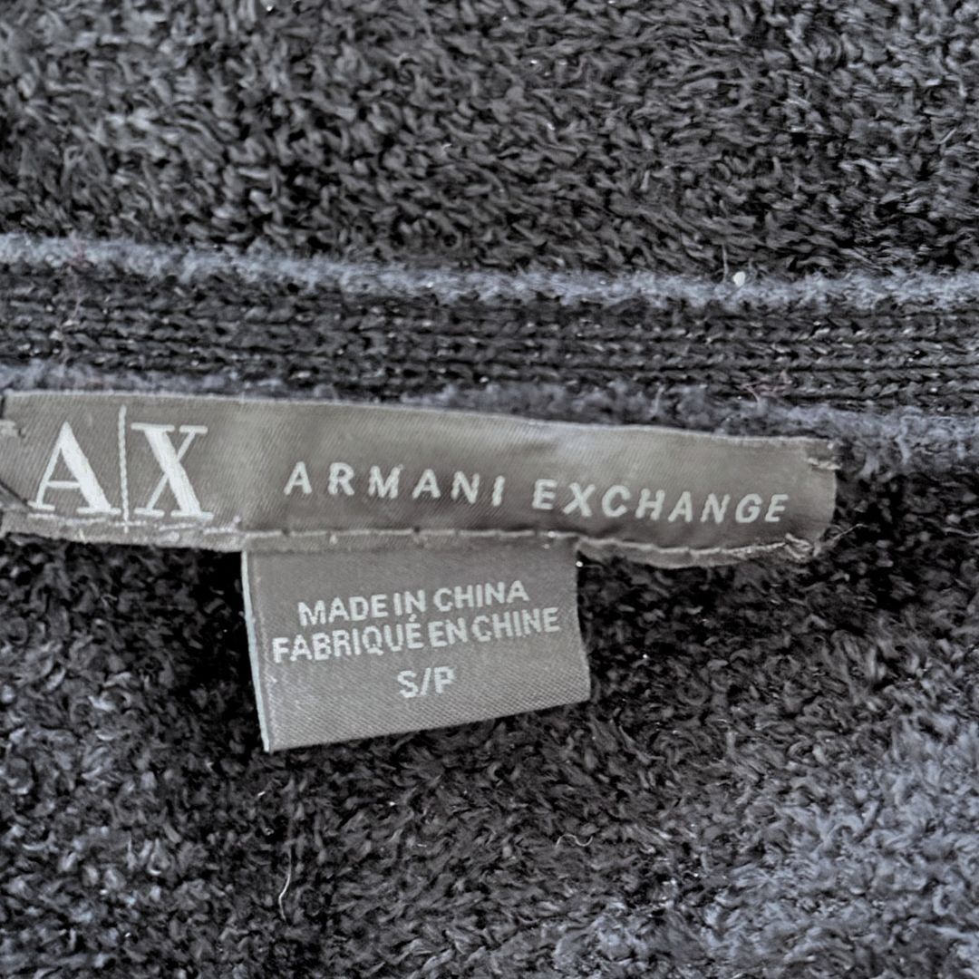 Armani Maglioni & Felpe: ARMANI EXCHANGE Pull Bleu Marine - Taille S – Usato da Vevey venduto da secondlifevevey 3