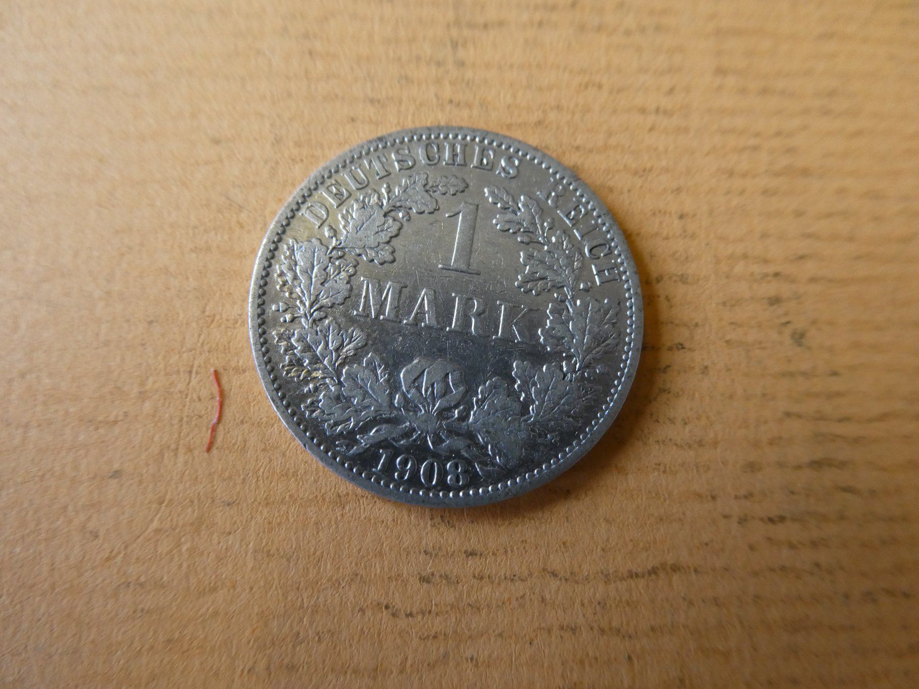 Tutti le monete: Dt. Reich 1908 A, 1 Silbermark – Usato da Hinterforst venduto da Rohusri