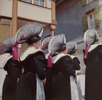 Foto H. Leu, St. Gallen, Appenzell, Fronleichnam, Trachten