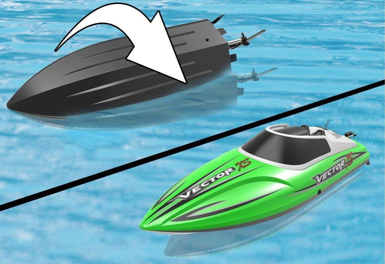 Modellismo RC: Brushed Rennboot, Vector XS, RTR-Set von Volantex – Nuovo e nell'imballaggio originale da Entlebuch venduto da Hebu 2