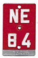 Velonummer Neuenburg Neuchâtel NE 84