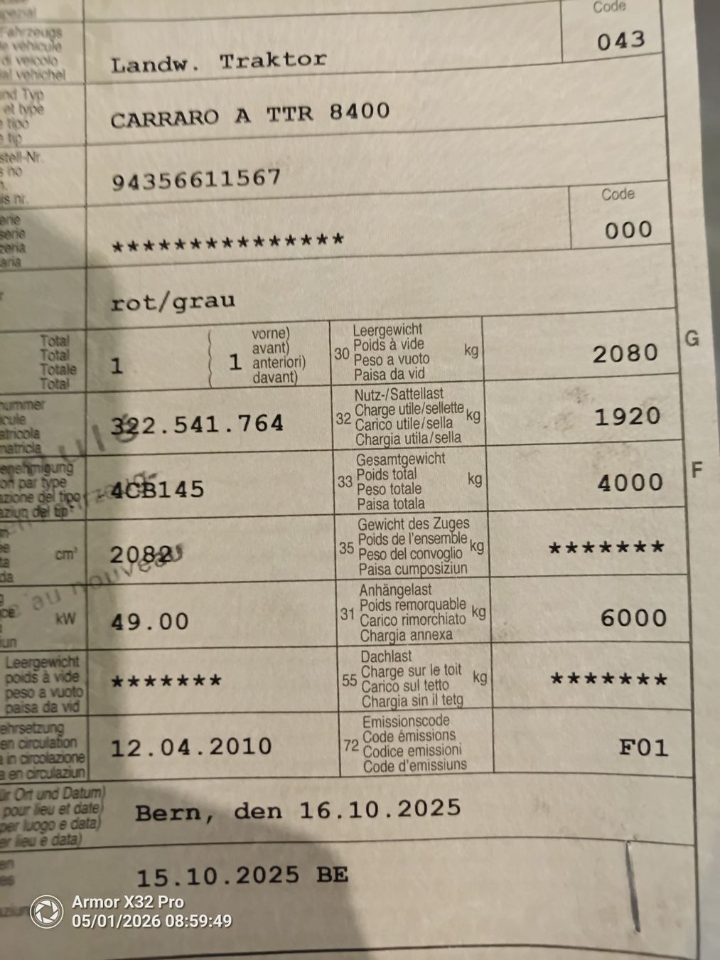 Carraro Trattori: Carraro ttr 8400 – Usato da Wila venduto da 4682stefan 6