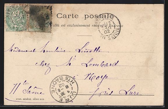 Cartoline postali: AK Aigle, Chateaux Suisses, 1902 – Usato da Berlin venduto da bartko-reher 1
