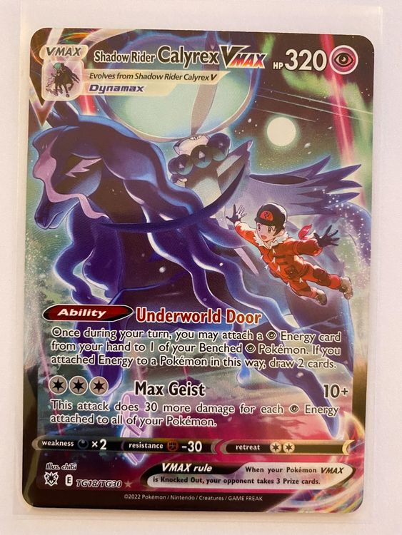 Pokemon Shadow Rider Calyrex VMax TG18 Astral Radiance EN (Neu (gemäss ...