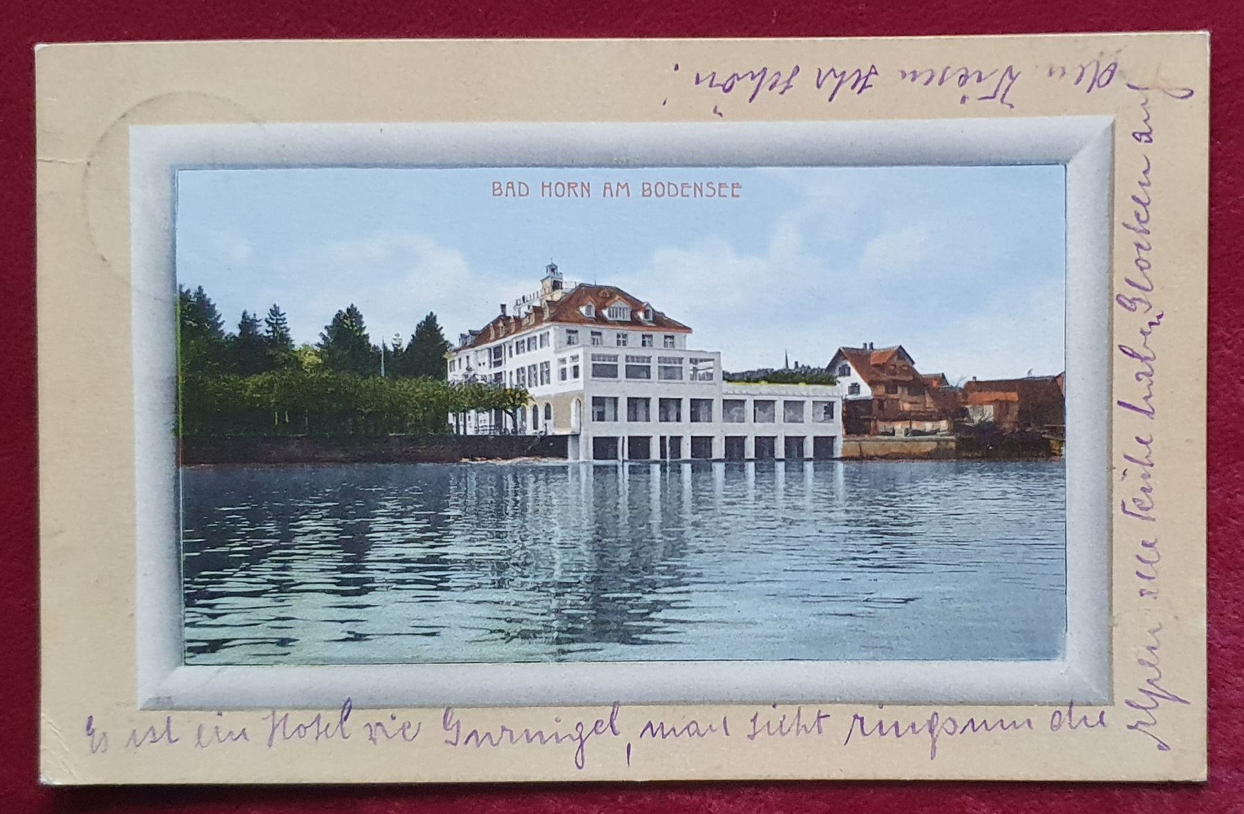 Cartoline postali: Bad Horn 1912 – Usato da Kreuzlingen venduto da Rschweiz1