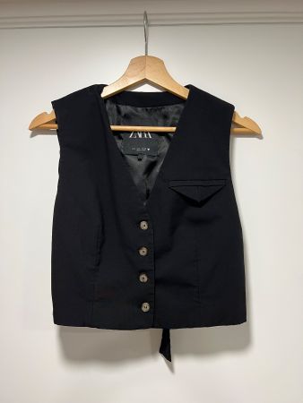 ZARA Weste, Schwarz, Grösse S, Neuwertig