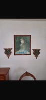 Renoir Reproduktion gerahmt mit 2 Wandregale