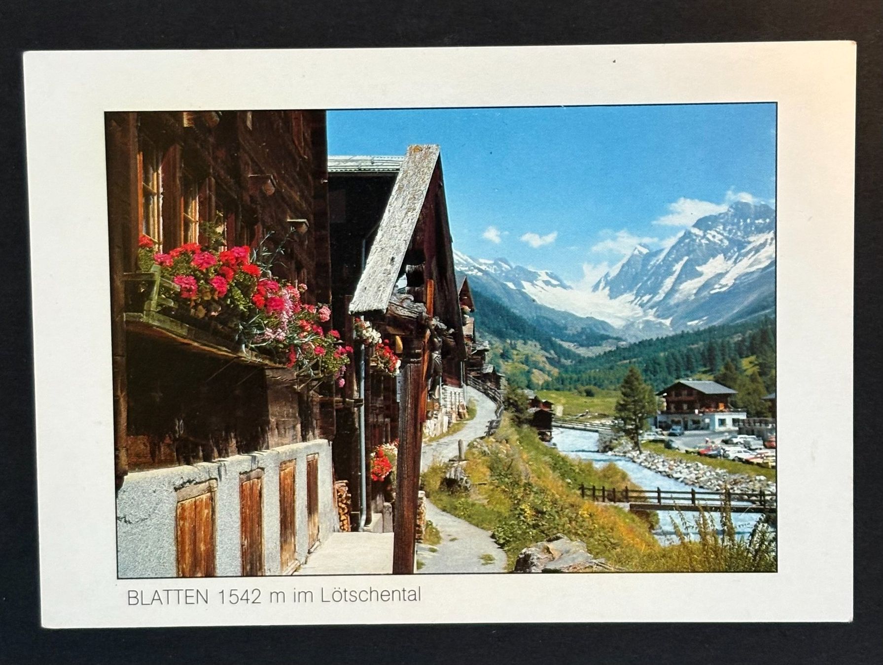 Cartoline postali: ANSICHTSKARTE BLATTEN IM LÖTSCHENTAL – Usato da Ostermundigen venduto da crazy-horse-1840