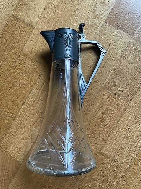 Caraffe: Jugendstil Karaffe WMF versilbert, um 1900 – Usato da Basel venduto da sdu_27hg 2