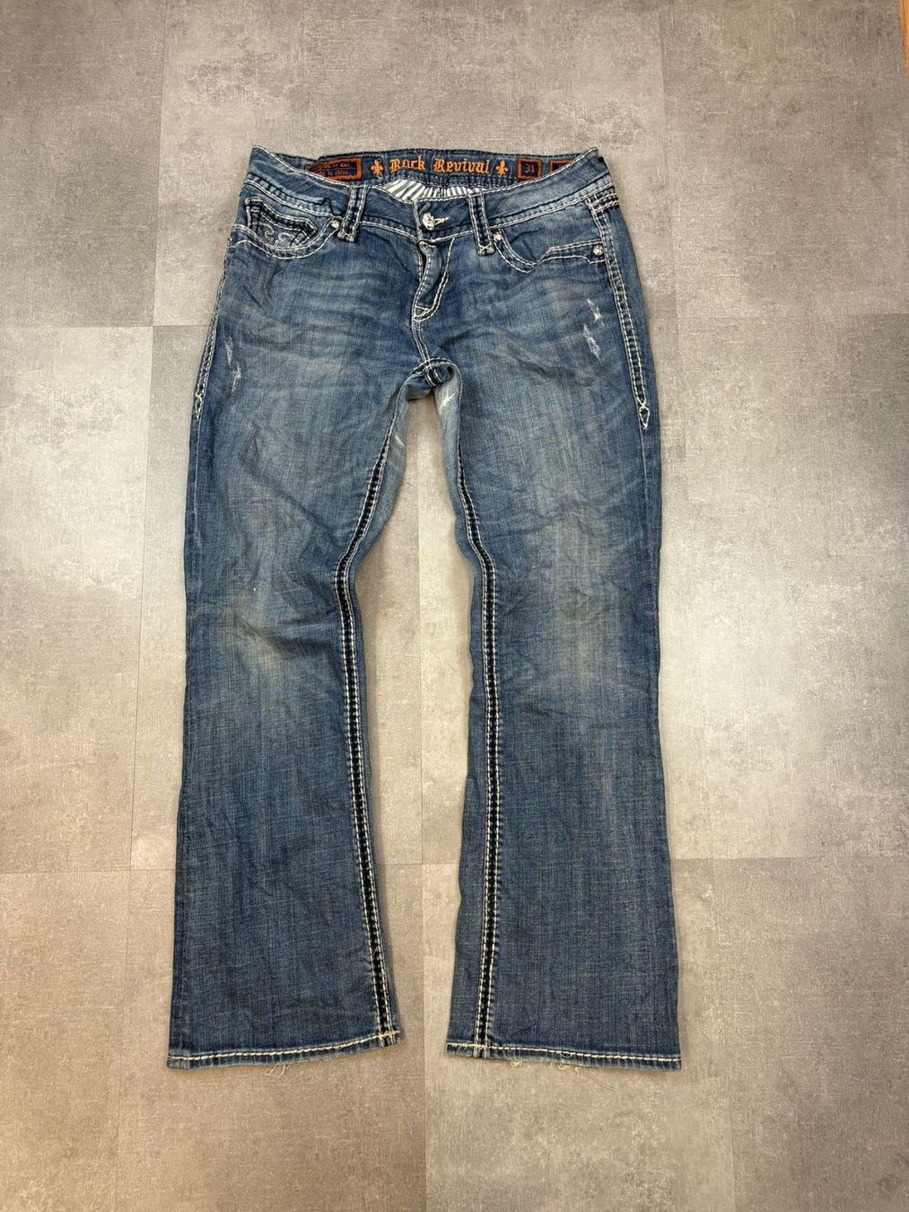 Jeans: Rock Revival Bootcut Jeans - Grösse M/31 – Usato da Werdenberg venduto da hase.vintage