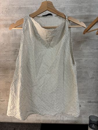 ZARA Damen Top kariert Grösse M 