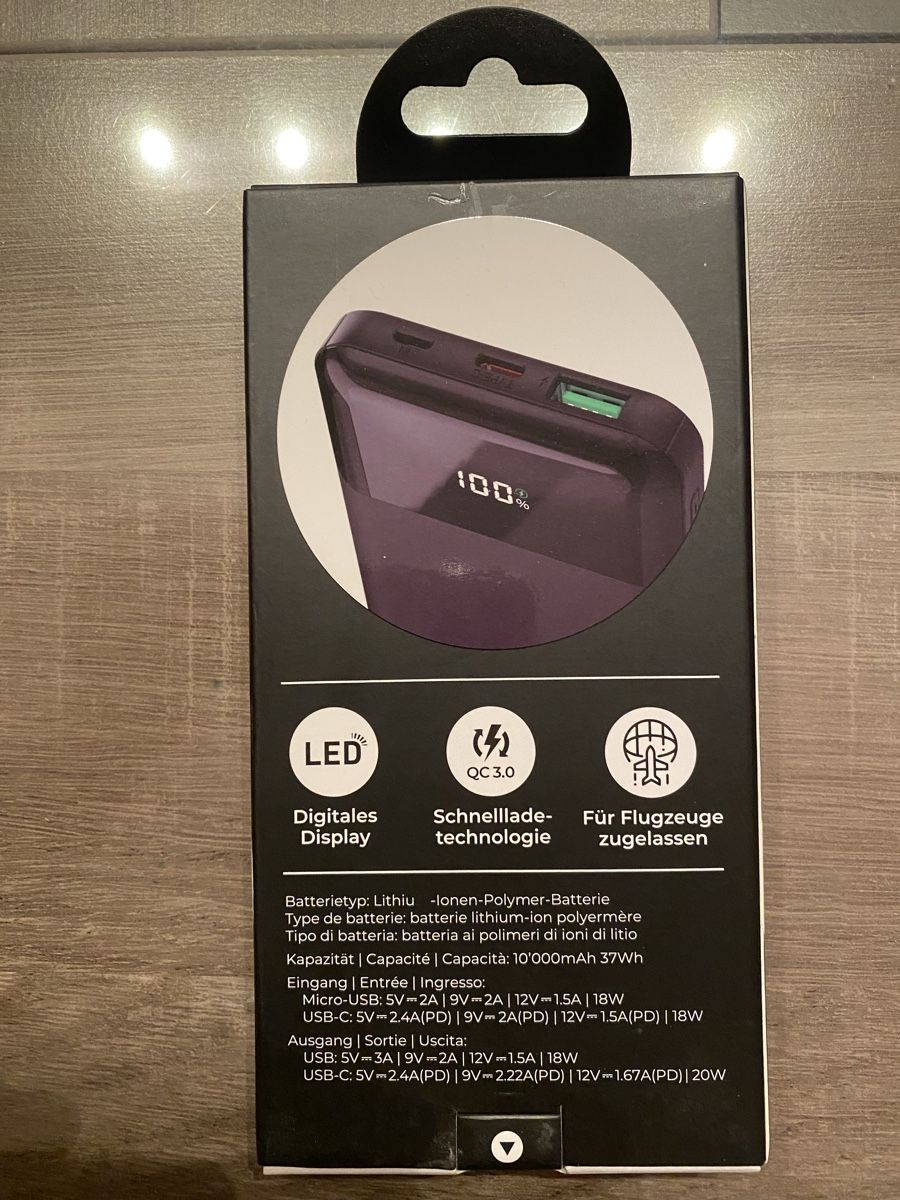Ladegeräte: Onit Powerbank 10'000 mAh – Neu und originalverpackt aus Bütschwil von Amazing_target 1