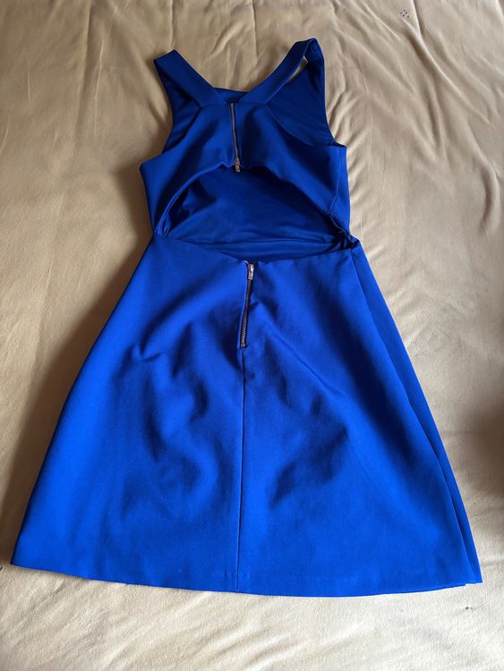 Robe De Soirée City Goddess – Bleue Métallisée – Taille 10 – Neuf Avec étiquettes