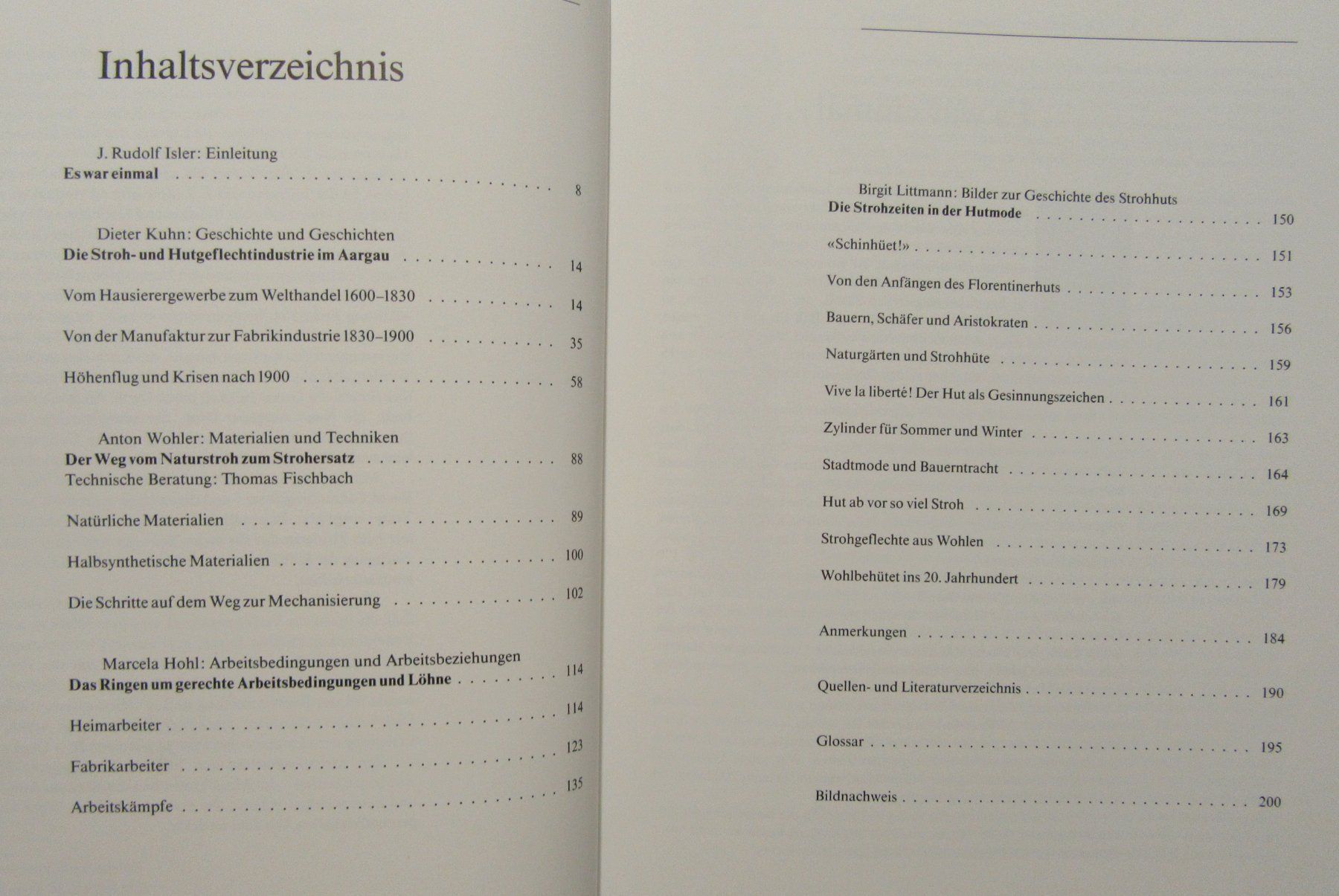 Libri: Strohzeiten - Geschichte der aargauischen Strohindustrie – Usato da Auenstein venduto da Padabimbim 2