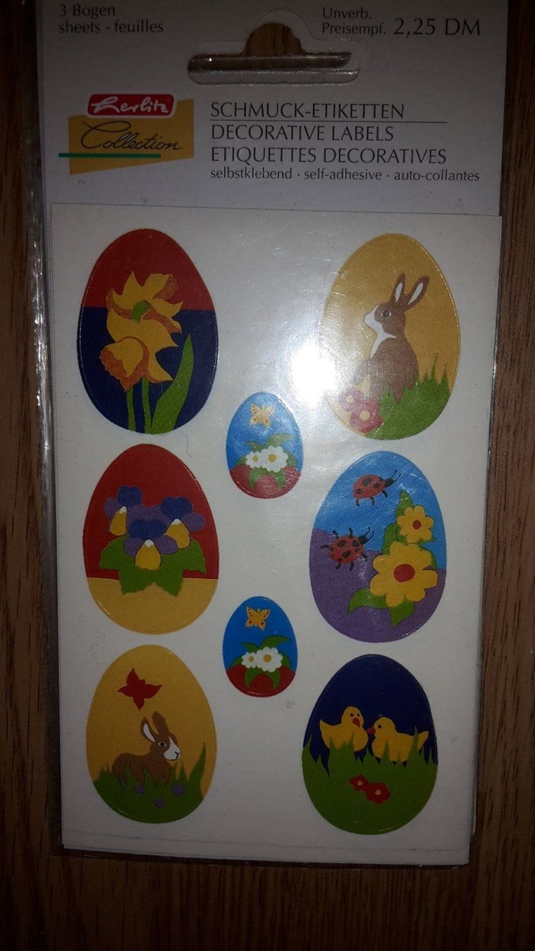 Autocollants: Stickerbogen Ostereier – Neuf avec emballage d'origine à Schwarzenburg par Flamingo07