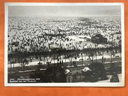 Zürichseegfrörne 1929 Ausblick von der Tonhalle Zürich