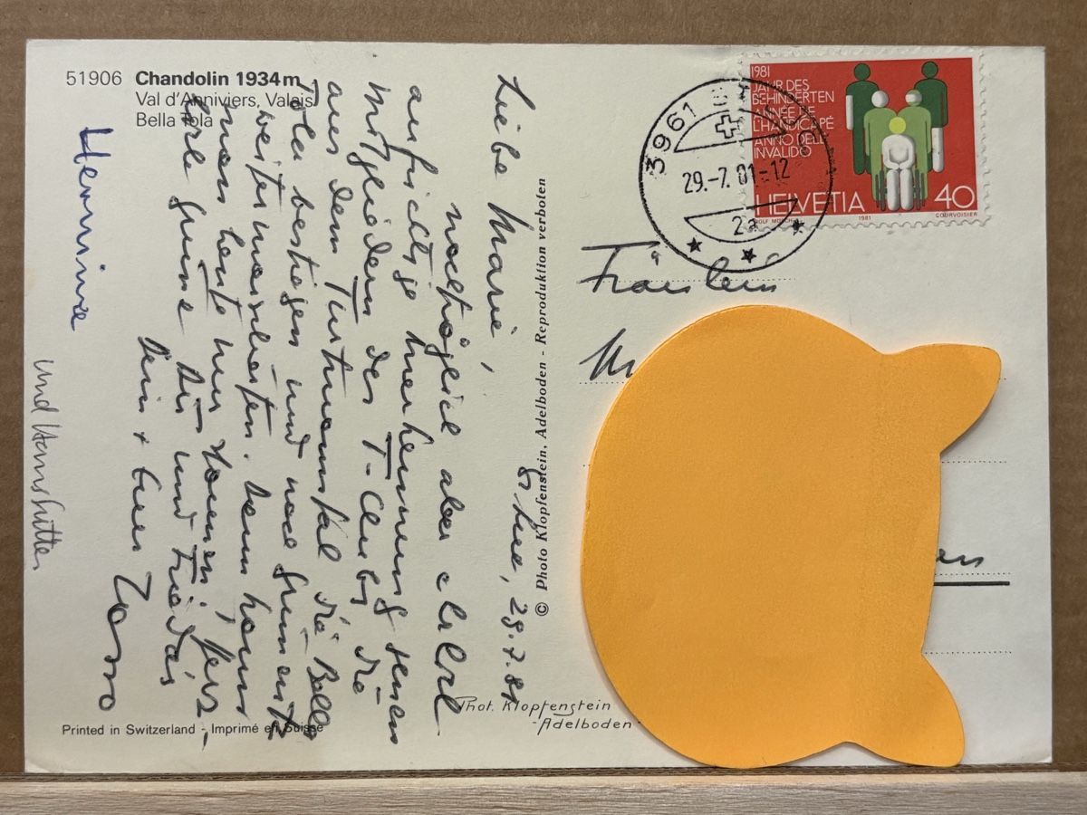 Cartoline postali: AK von Chandolin – Usato da Rümlang venduto da Kartenpost1 1