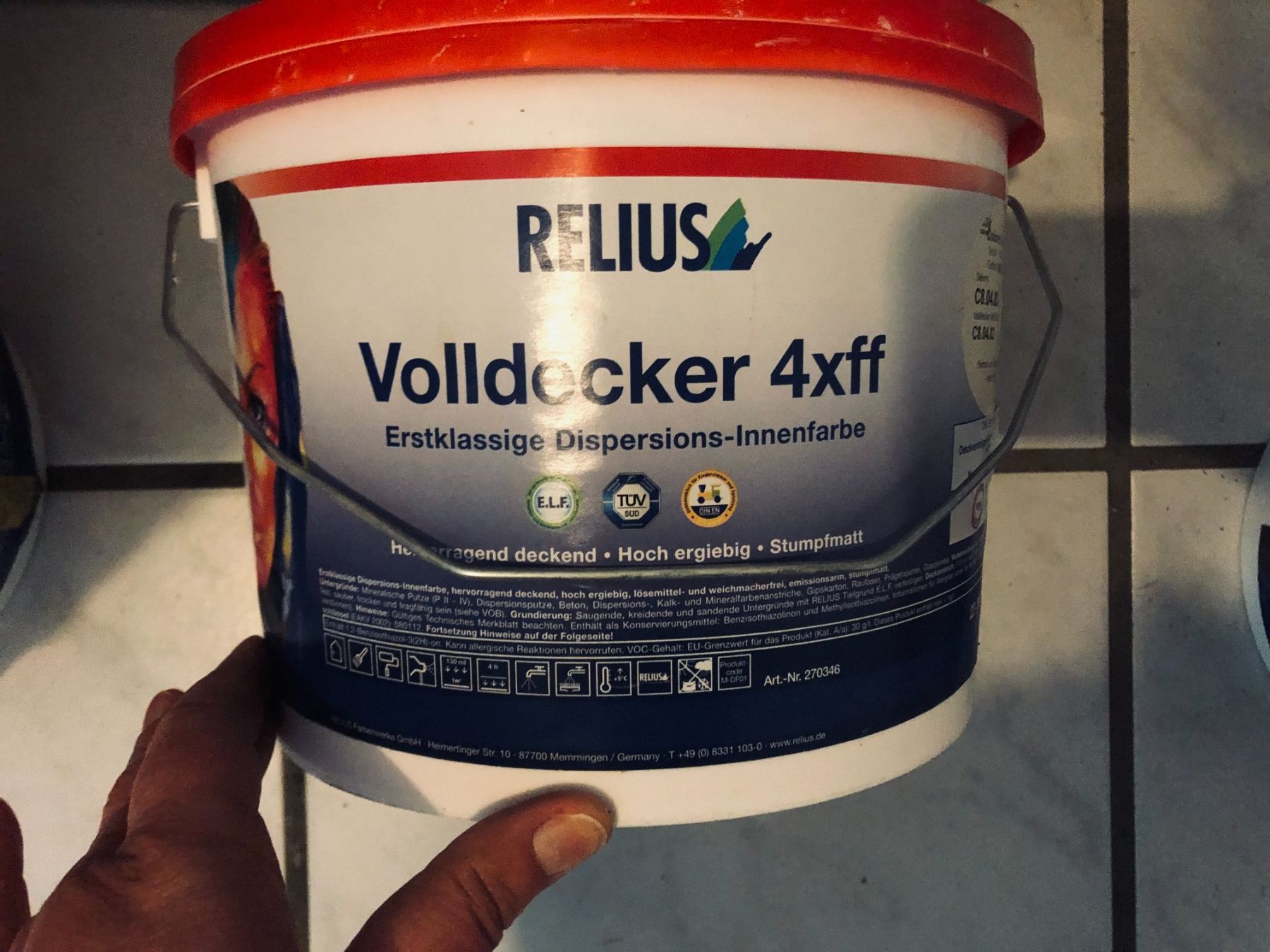 Farben: Relius Voll Decke Farbe rosa Innen C8.04.83 – Gebraucht aus Arlesheim von OmnIa55 2