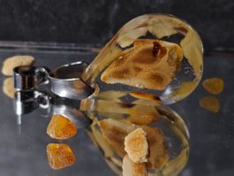 echter Bernstein Anhänger Kette Naturbernstein Roh im Harz