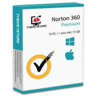 Norton 360 Premium 10 Geräte für 1 Jahr inkl. 75 GB Cloud