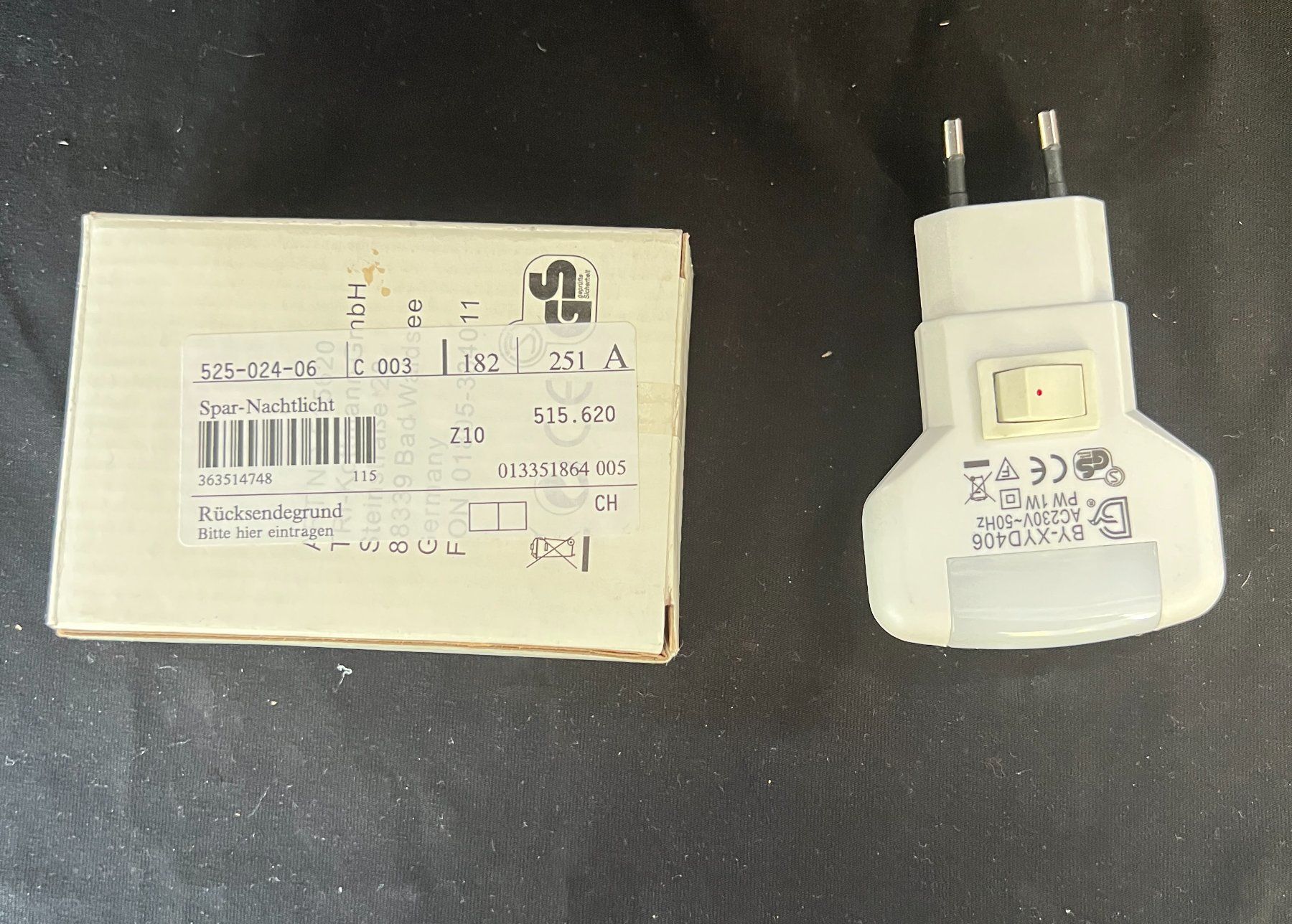 Lampade: Spar-Nachtlicht – Usato da Zürich venduto da Drahtzug