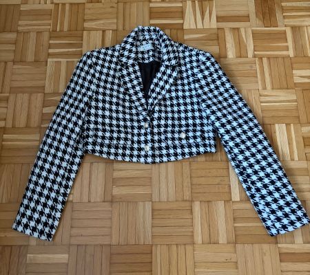 Coole Kurzjacke mit schickem Muster, Grösse 38