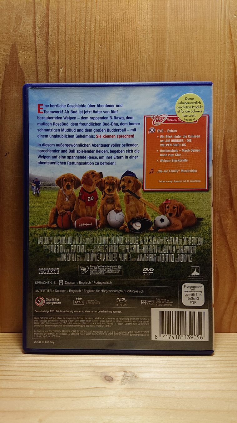 Tutti i DVDs: AIR BUDDIES DVD Disney – Usato da Wilderswil venduto da Exebub 1