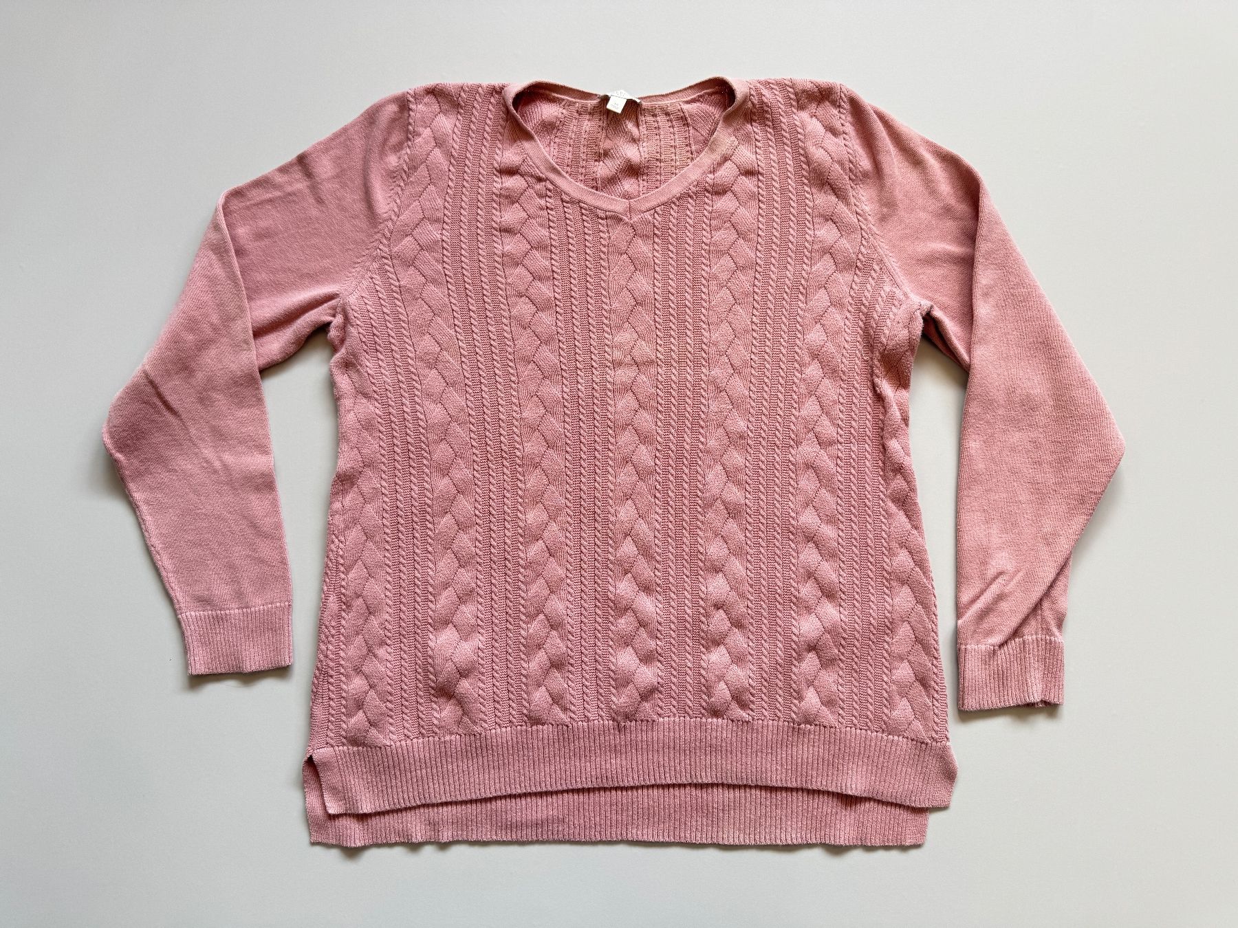 Giacche: Talbots pullover cable knit style 100% cotton Women M – Usato da Neuchâtel venduto da _Easy_to_Find_