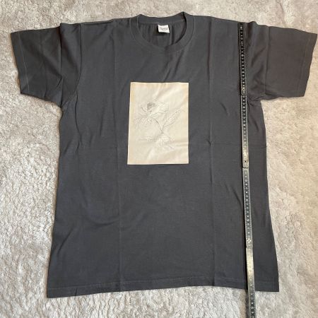 Vintage Botanical Print T-Shirt Gr. L Anthrazit Japan