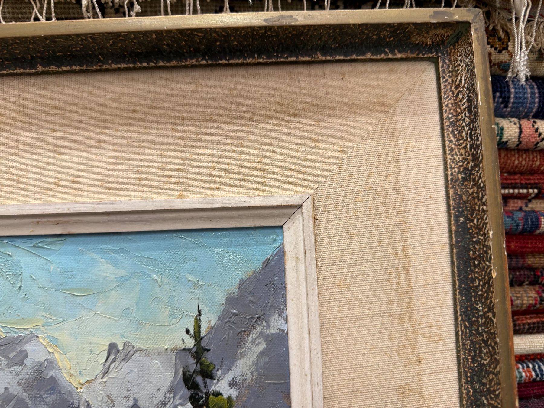 Dipinti: Wunderschönes Alpenbild von Otto Nussbaumer aus Bern – Usato da Steinhausen venduto da ZeitreiseBrocki 4