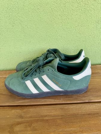 Adidas Gazelle Sneaker, Gr. 40, Grün/Weiss, Top Zustand!