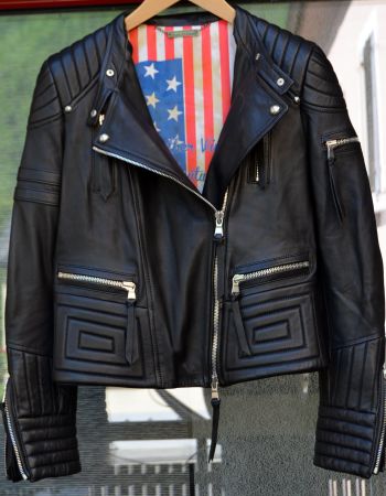 Manuel Luciano Lederjacke / veste en cuir M