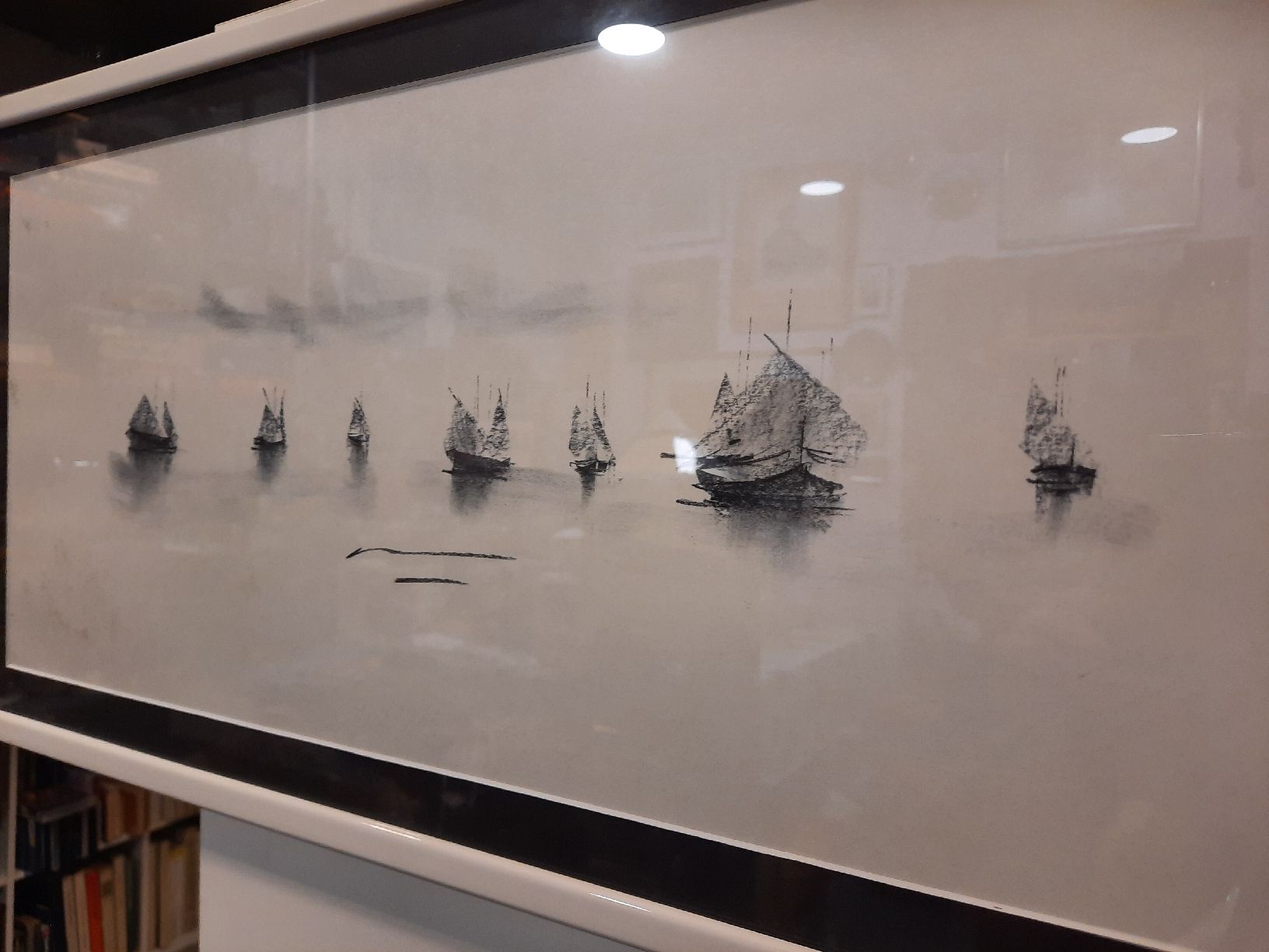 Dipinti: opera a carboncino non firmata – Usato da Biasca venduto da Old_6blh 2