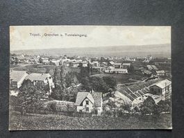 AK 1912 Tripoli Grenchen Tunneleingang  gebraucht (G3648)