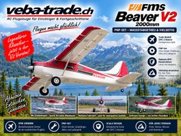 FMS Beaver V2 – PNP Set – 2000mm Spannweite