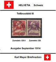 Tellbrustbild IX                    Ausgabe September 1914