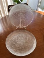 5er-Set elegante Glasteller (Ø 24 cm) 