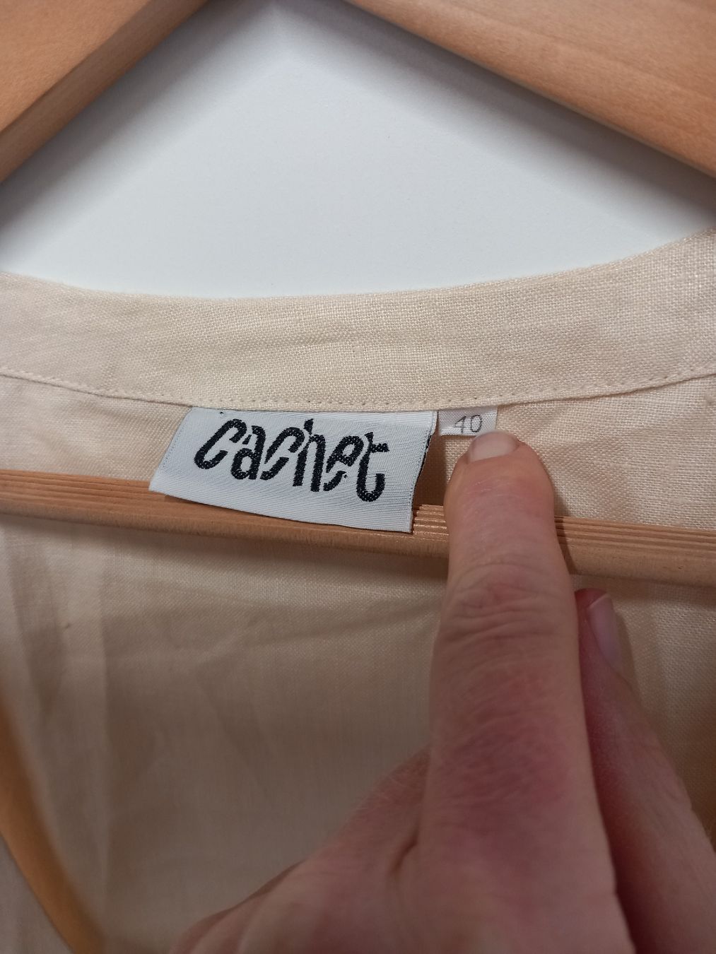 Cachet Vestiti: Leinenkleid Cachet Gr.40 – Usato da Gwatt (Thun) venduto da umwelt-brocki 2
