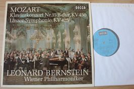 Mozart: Klavierkonzert 15 - L.Bernstein Klavier & Leitung☯️