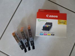 Canon Druckerpatronen Multipack CLI-551/ total 7 Stück/ NEU!