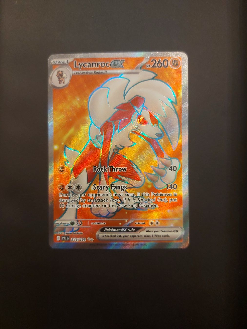 Pokémon Sammelbilder & Trading cards: Lycanroc ex #241 PAL EN – Gebraucht aus Biasca von Sara_Poke123