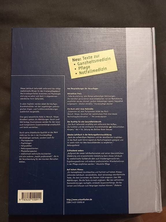 Libri: Mensch Körper Krankheit – Usato da Gwatt (Thun) venduto da Tigi09 1