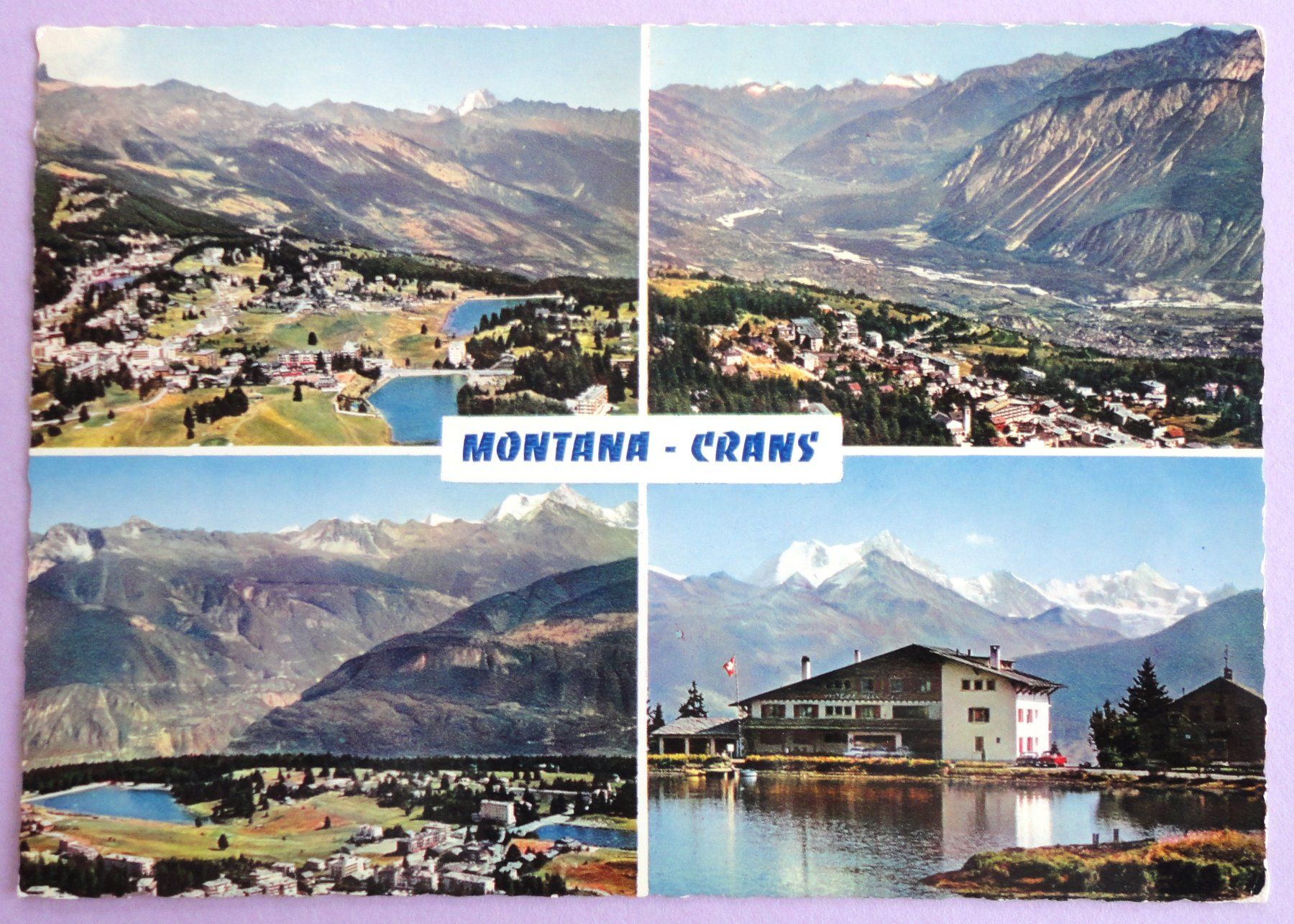 Ansichtskarten: Montana-Crans – Gebraucht aus Fétigny von Billy2miny