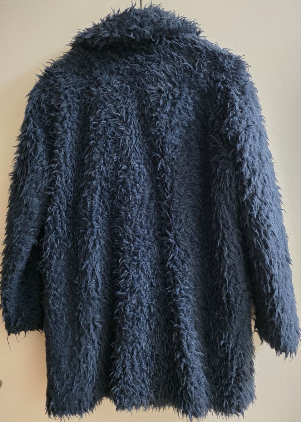 Zara Giacche: ZARA BASIC OUTERWEAR Kunstfell-Jacke in Petrolblau – Usato da Basel venduto da sci_67ms 3