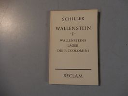 Schiller Wallenstein I, Reclam, 1963, Top Zustand!