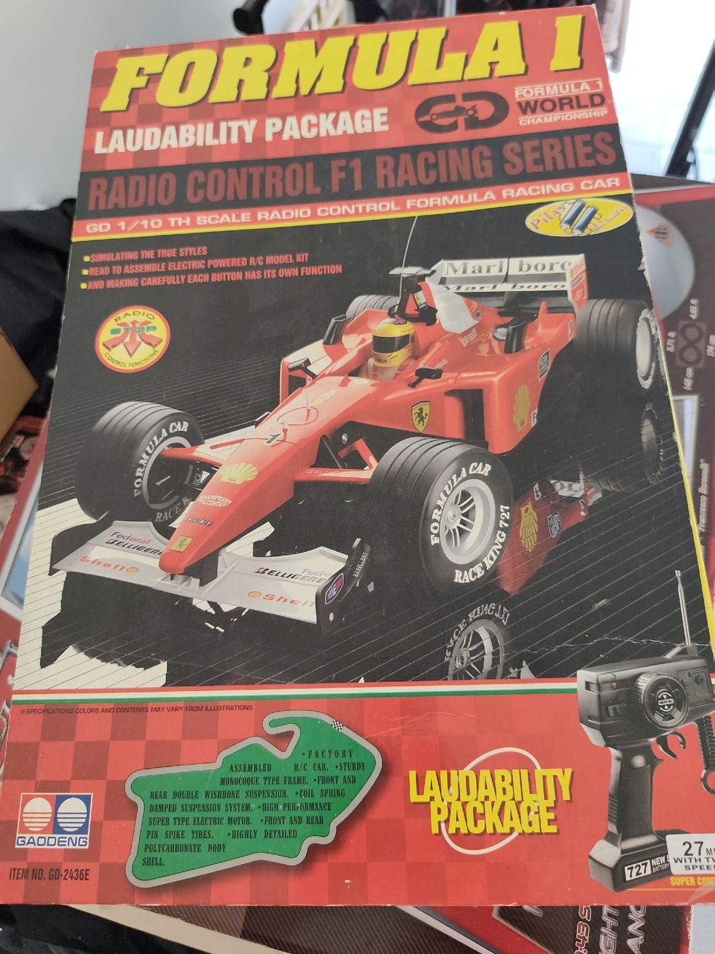 Modellismo RC: Formula One 1/10th Scale Radio Control Racing Car – Nuovo e nell'imballaggio originale da Solothurn venduto da AlexaStein