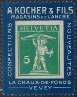 MA233) 2b, Kochermarke postfrisch, Auflage 3000 Sück